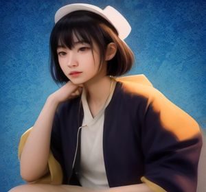 信号较弱环境下解码出的sstv图像，画面局部出现轻微横向条纹噪点
